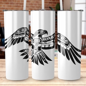 Adler SVG | Alaskan Native Art Cut Datei (Digital Clipart) Bild 6