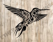 Hummingbird SVG | Native Art Vector Files (Digital Download)