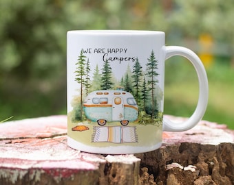 Camping Camper 11 oz and 15 oz Coffee Mug Wraps, Camping png, Digital Download, Sublimation png, Gift for her, Camping Gift