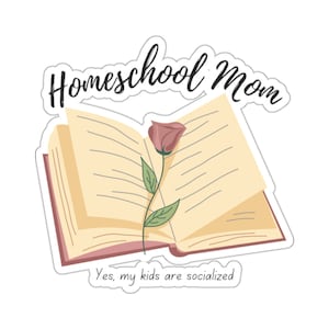 Homeschool Mom Sticker Bleib zu Hause Mom Geschenk Homeschooling Aufkleber Homeschooling Mom Geschenk Home Steet Mom Geschenk beste Lehrerin Wertschätzung