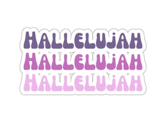 Christian Faith Sticker Hallelujah Jesus Sticker for Bible Journaling stickers Christian gifts Water bottle sticker laptop sticker notebook