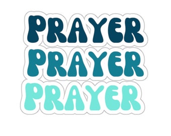Christian Faith Sticker Prayer Jesus Sticker for Bible Journaling stickers Christian gifts Water bottle sticker laptop sticker notebook