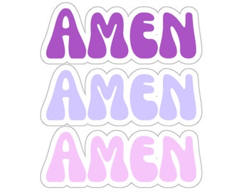 Christian Faith Sticker Amen Jesus Sticker for Bible Journaling stickers Christian gifts Water bottle sticker laptop sticker notebook VBS
