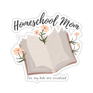 Homeschool Mom Sticker Bleib zu Hause Mom Geschenk Homeschooling Aufkleber Homeschooling Mom Geschenk Home Steet Mom Geschenk beste Lehrerin Wertschätzung