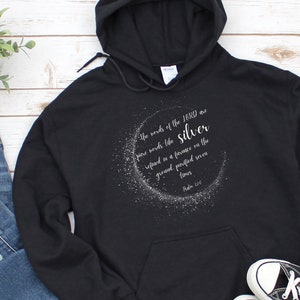 Psalms hoodie Christian clothes Bible verse Jesus lover gift Christian gift aesthetic Christian streetwear Psalms 12 Bible quote Church wear