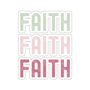 Christian Faith Sticker Faith Jesus Sticker for Bible Journaling stickers Christian gifts Water bottle sticker laptop sticker notebook