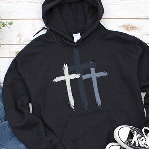 Christian Cross Hoodie | Christian Hoodie | Christian Hoodie | Jesus Shirt | Bible Verse | Christian Gift | Faith Sweatshirt | Unisex Hoodie