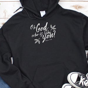 Psalms hoodie Christian clothes Bible verse Jesus lover gift Christian gift aesthetic Christian streetwear Psalms 71 Bible quote Church wear
