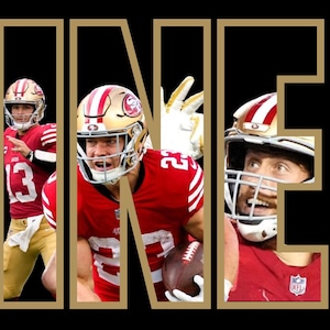 SF 49er png 49 ers Designs for DTF Digital Print Niners 2025