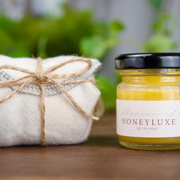 HoneyLuxe Organic Lip Therapy, Lip Balm, Lip Salve, Dry Lips, Lip Wrap, Plump Lips, Soft Lips, Hydrated Lips, Lip Gloss, Lip Oil