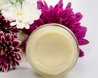 Bio-Wilde Yams-Creme - 2 0Z - Ausgleichende Butter - Handgemachte kleine Charge Bio-Kräuter-Körperbutter