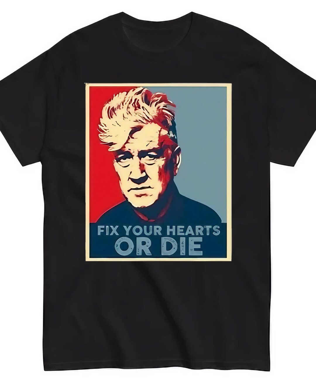 Rip David Lynch Fix Your Hearts or Die Etsy