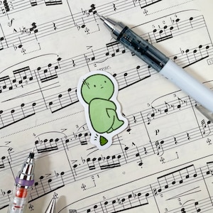 Sticker Petit homme vert qui éclate