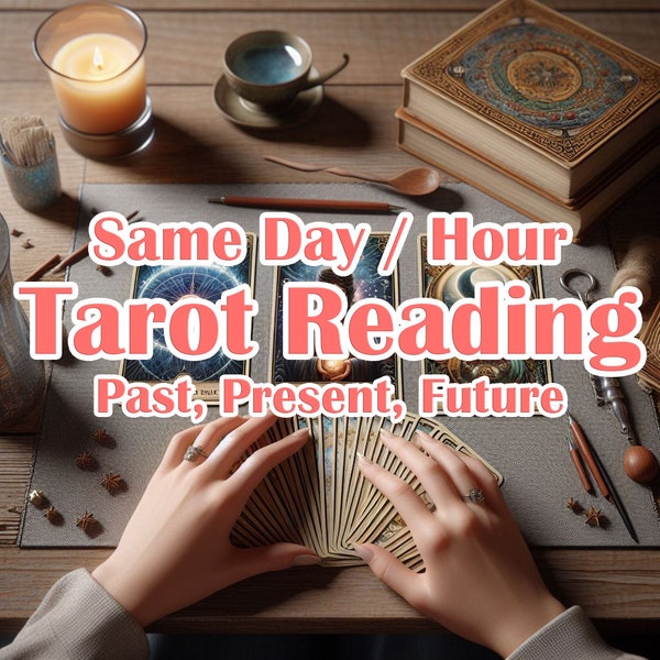 Same Day / Hour Tarot Reading | Past, Present, Future Spread | Navigate Life's Challenges with The Three Card Tarot Spread