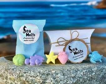 STRONG SCENT | Beach-inspired wax melts | Unique tropical scents | Plastic-free packaging | Hand-poured | Premium quality | Extra scented