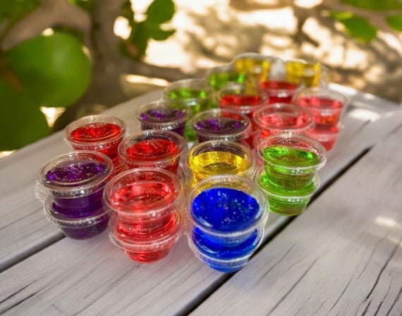 Gel Wax Melts • Long-lasting, Tropical Scents • Glitter Jelly Melts