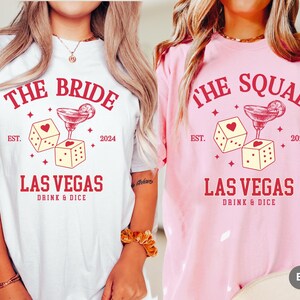 Las Vegas Bachelorette Shirt, Retro Casino Bach Trip Tee, Dice Bachelorette Party Shirts, Gambler Wedding Shirt, Drink and Dice Groovy Gift