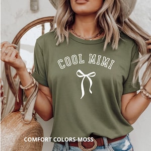 Comfort colors Cool Grandmas Club Shirt, Mothers Day Shirt, Best Grandma Shirt, Cool Grandma Shirt, Cool Mimi Shirt, Gift from Grandkids
