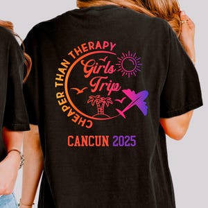 Girls trip 2025 Shirt, Girls Vacation trip, Weekend Trip Shirt, Custom Girls Trip shirt, Vacation Shirt, Summer Trip Shirt, Family girls tee