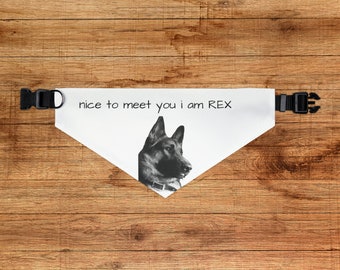 Personalized Dog Bandana Collar - Custom Pet Accessory and Gift