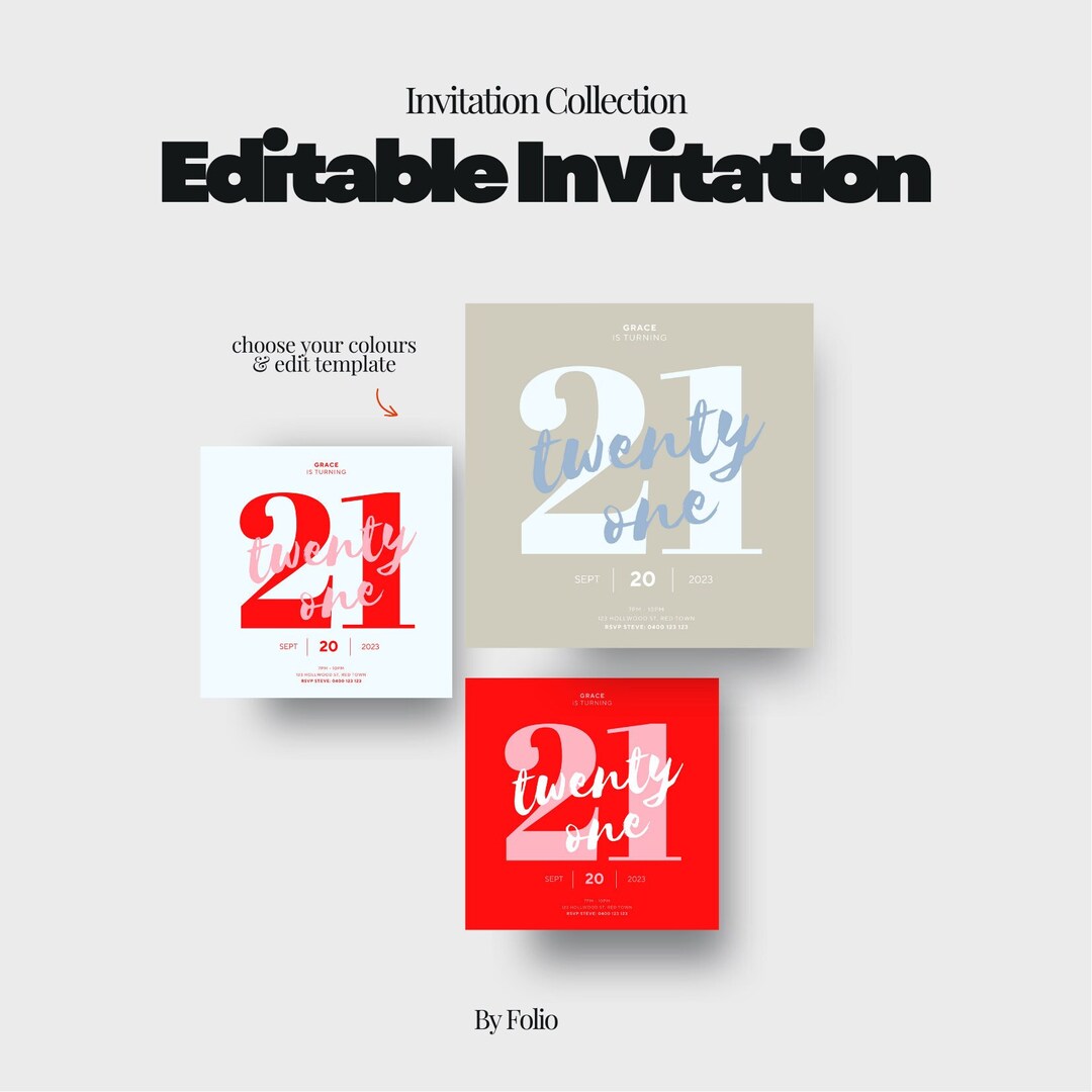 Invite Notelet Template Editable Invite Template - Etsy
