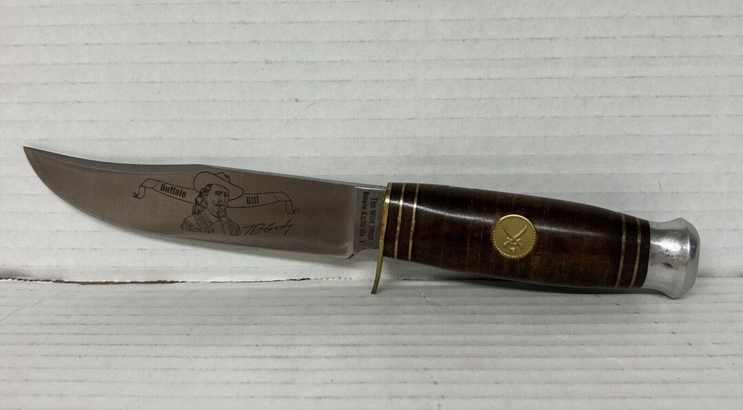 The Wild West Bowie Knife No. 1 Buffalo Bill Stainless Steel - Etsy
