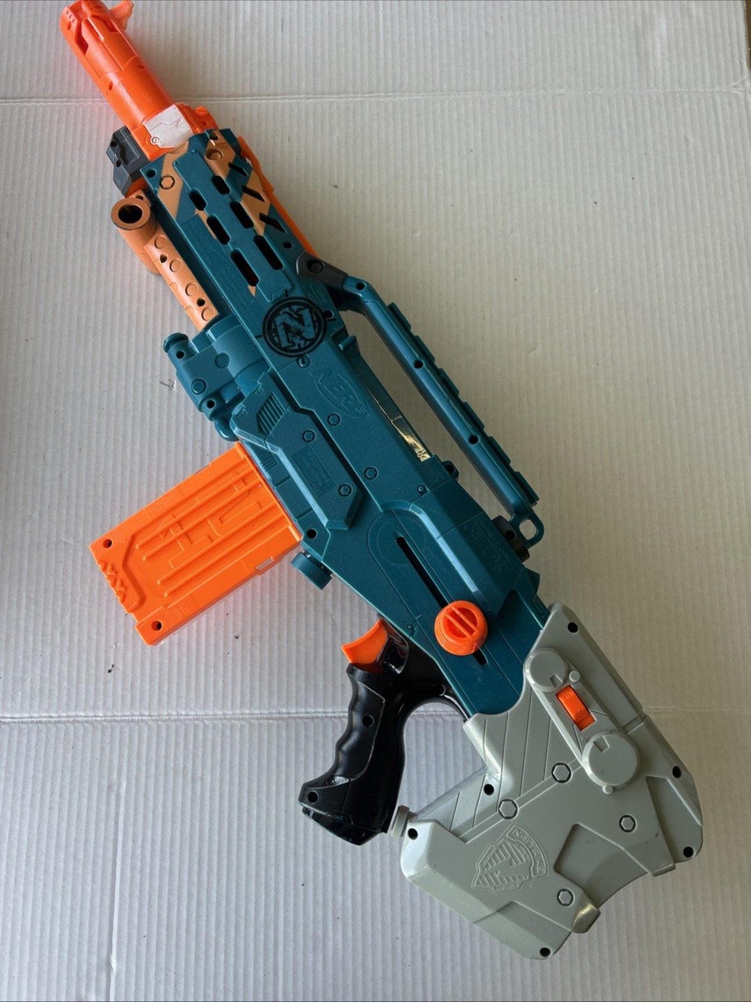 Nerf Zombie Strike ZED Squad Longshot CS-12 Blaster in Dubai - UAE | Foam Blasters
