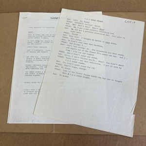 Vintage S&H Green Stamps Crunch And Munch Scripts