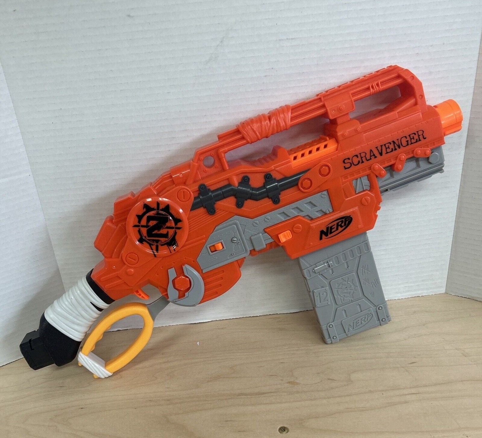 Nerf Zombie Strike Survival System Scravenger WITH 2 12 Dart Magazine WORKS Etsy