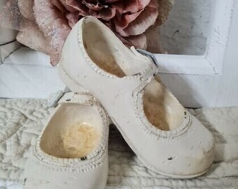 Deko Schuhe Shabby Creme Vintage Schuhe