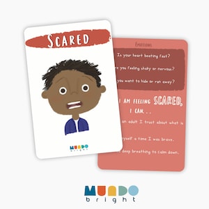 Tarjetas de inteligencia emocional para niños en inglés: aprenda a gestionar las emociones