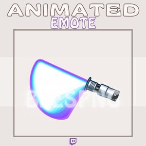 Geanimeerde Twitch-emote » "Lightsaber'' » emotes voor Twitch | Lichtzwaard-emote, muziek-emote, neon-emotes, grappige emotes, feest-emotes