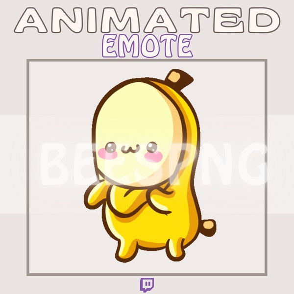 Animated Twitch Emote » ''Banana Dance'' » Emotes for Twitch | Cute Emotes, Dancing Emotes, Hype Emotes, Banana Emotes | Instant Download