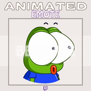 Emote animate di Twitch » ''Occhi grandi'' » Emote per Twitch / Pepe Emote, Emote divertenti, Emote in esecuzione, Emote meme, Emote di reazione