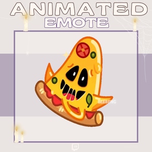 Hype Pizza Slice Animated Emote, Twitch, Discord (GIF)