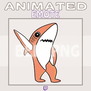 Emote animado do Twitch »"Dancing Shark'' » Emotes para Twitch | Emotes de tubarão, Emotes de dança, Emotes de hype, Emotes engraçados | Download instantâneo