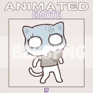 Geanimeerde Twitch-emote » ''Angst'' » emotes voor Twitch | Kat-emotes, grappige emotes, Anixety-emotes, meme-emotes | Direct downloaden
