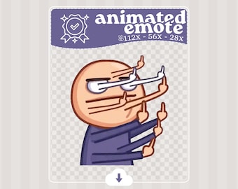 Que te jodan · Emote animado · Twitch · Discord · Recursos para transmisiones