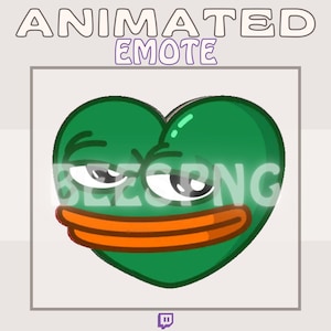 Animiertes Twitch Emote » ''Pepe Heart'' » Emotes für Twitch | Meme Emotes, Herz Emotes, Pepe Emotes, Neues Emote, Meme Emote, Smirk Emote