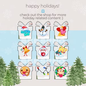 Animated Twitch Emote » &#39;&#39;Happy New Year&#39;&#39; » Emotes for Twitch | Christmas Emotes, Holiday Emotes, New Year Emote, Twitch Christmas, 2025
