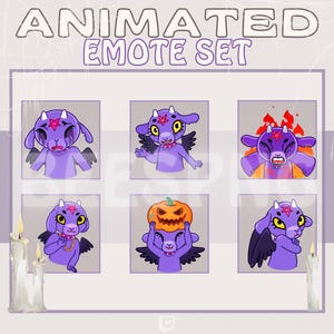 Animated Emote Pack » Baphomet » Halloween Emotes | Baphomet Emotes, Funny Emotes, Cute Emotes, Spooky Emotes, Halloween Emotes, Goat Emotes