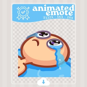 Puddle Of Tears · Animated Emote · Twitch · Discord · Stream Assets