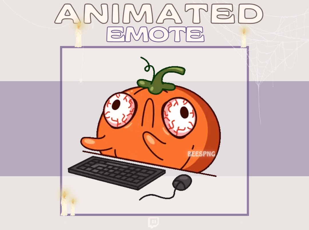 Animated Pumpkin Rage Emote for Twitch, Kick, Discord (.gif) - Etsy ...
