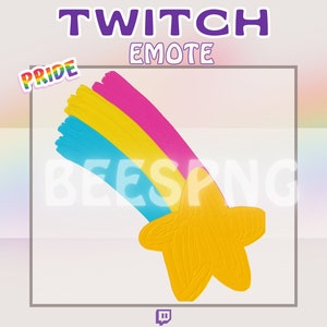 Twitch Emote » &#39;&#39;Pan Pride Star&#39;&#39; » Emotes for Twitch | Pride Emotes, Pride Month Emotes, Hype Emotes, LGBTQ+ Emotes | Instant Download