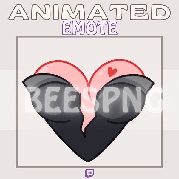 Animated Twitch Emote » ''Love Crack'' » Emotes for Twitch | Hype Emotes, Sexy Emotes, Heart Emotes, Biddy Emotes | Instant Download