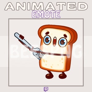 Emote animado do Twitch » "Self-Loaf'' » Emotes para Twitch | Emotes fofos, Emotes engraçados, Emotes de hype, Emote da morte | Download instantâneo