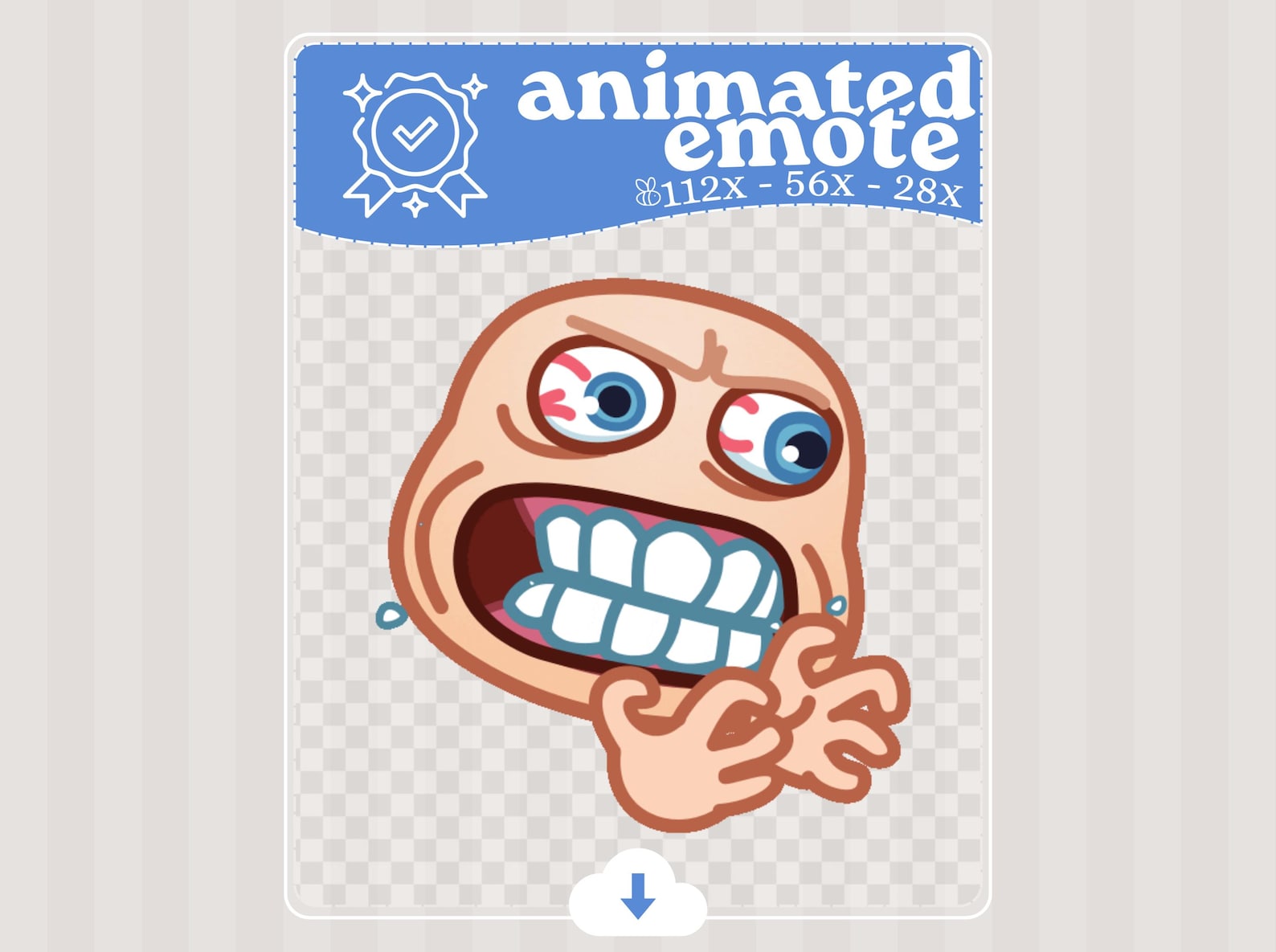 Unhinged Rage · Animated Emote · Twitch · Discord - Etsy