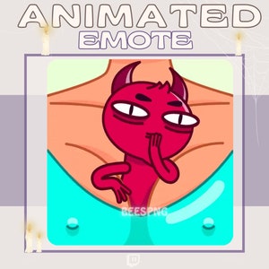 Animiertes Twitch Emote » MWAH » Halloween Emotes | Teufel Emote, Dämon Emote, Gruselige Emotes, Halloween Emote, Halloween Emotes für Erwachsene