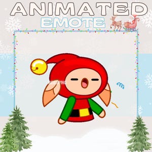 Animated Emote » The Holiday Hangover » Twitch Emotes, Christmas Emotes, Holiday Emotes, Cute Emotes, Elf Emotes | #xmaself