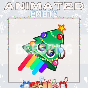 Emote animate di Twitch » ''Decollo natalizio'' » Emote per Twitch / Emote natalizie, Emote per le feste, Emote divertenti, Natale di Twitch
